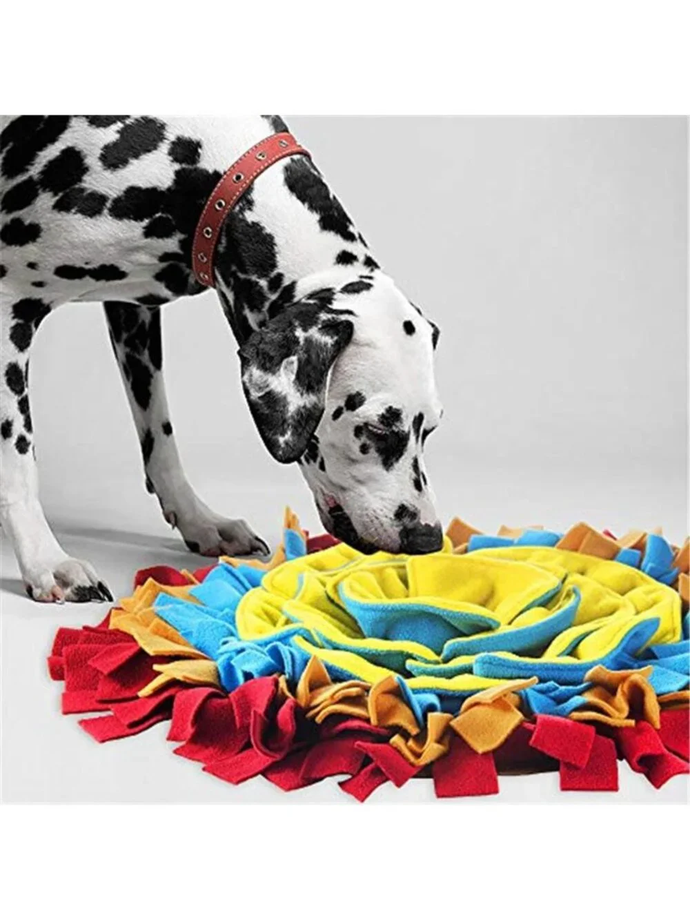 New Pet Snuffle Mat for Dogs, Interactive Feed Game for Boredom, Encourages